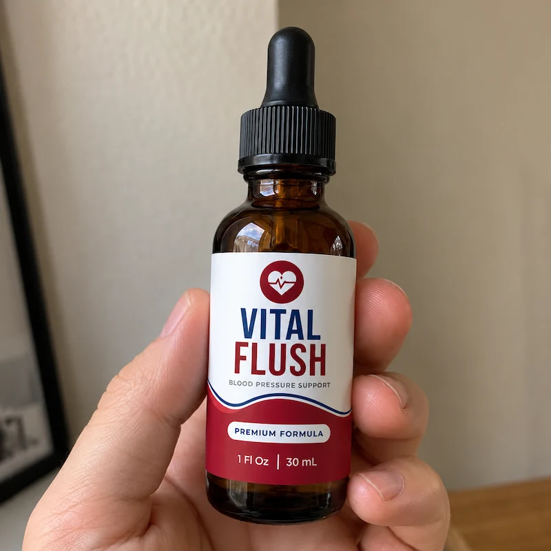 Vital Flush in hand